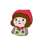 little girl's emotions.（個別スタンプ：24）