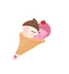 Love and Hate Ice cream（個別スタンプ：3）