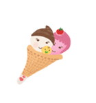 Love and Hate Ice cream（個別スタンプ：4）