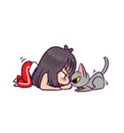 Malee and her cat（個別スタンプ：1）