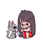 Malee and her cat（個別スタンプ：4）