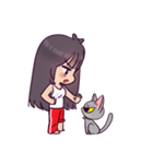Malee and her cat（個別スタンプ：16）