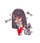 Malee and her cat（個別スタンプ：33）