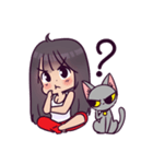 Malee and her cat（個別スタンプ：40）