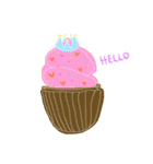 I love cupcake :)（個別スタンプ：1）