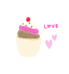 I love cupcake :)（個別スタンプ：2）