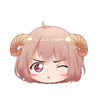 Capricorn face stickers（個別スタンプ：1）