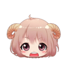 Capricorn face stickers（個別スタンプ：3）