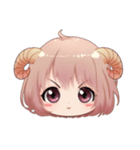 Capricorn face stickers（個別スタンプ：4）