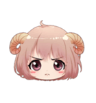 Capricorn face stickers（個別スタンプ：5）