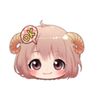 Capricorn face stickers（個別スタンプ：10）