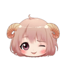 Capricorn face stickers（個別スタンプ：11）