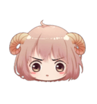 Capricorn face stickers（個別スタンプ：32）