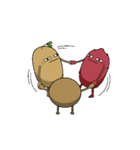 Potato Brothers 2-Let's dance（個別スタンプ：22）