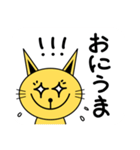 Wit cat's ‘こん’-j1-1（個別スタンプ：2）