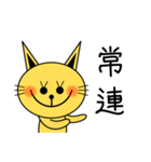Wit cat's ‘こん’-j1-1（個別スタンプ：20）