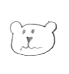 Small Cute white Bear（個別スタンプ：14）