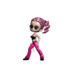 Pinky Girl : Dance（個別スタンプ：17）