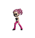 Pinky Girl : Dance（個別スタンプ：19）