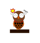 Little Q Owl（個別スタンプ：7）