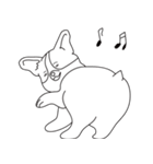 Pig of Welsh CorgI（個別スタンプ：6）