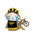 Cyclingtime with Monkey and Bear（個別スタンプ：33）