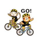 Cyclingtime with Monkey and Bear（個別スタンプ：39）