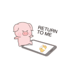 rourou pig(english)（個別スタンプ：10）