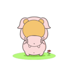 rourou pig(english)（個別スタンプ：17）