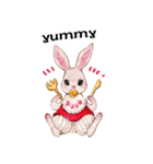 Daily rabbits and animals（個別スタンプ：15）