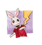 Daily rabbits and animals（個別スタンプ：25）