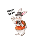 Daily rabbits and animals（個別スタンプ：39）