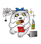 Naughty white bear（個別スタンプ：5）