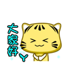 Cute striped cat. CAT175（個別スタンプ：19）