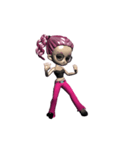 Pinky Girl : Dance 2（個別スタンプ：10）