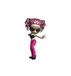 Pinky Girl : Dance 2（個別スタンプ：14）