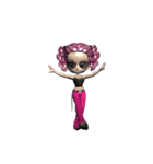 Pinky Girl : Dance 2（個別スタンプ：15）