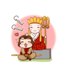 Wukong ＆ friends Journey to the west Eng（個別スタンプ：15）