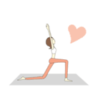 Pink Yogini（個別スタンプ：13）