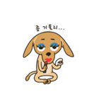 The puppy dog 'danbi'（個別スタンプ：21）