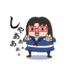 Toshiko with red glasses（個別スタンプ：7）