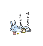 Rabbits desuteni（個別スタンプ：9）