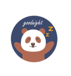 cute panda sticker~（個別スタンプ：5）