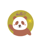 cute panda sticker~（個別スタンプ：6）