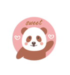 cute panda sticker~（個別スタンプ：7）