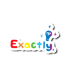 Colorful Text Stickers. 04（個別スタンプ：22）