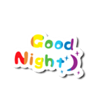Colorful Text Stickers. 04（個別スタンプ：38）