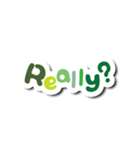 Colorful Text Stickers. 06（個別スタンプ：19）
