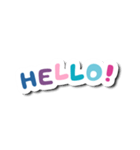 Colorful Text Stickers. 07（個別スタンプ：1）