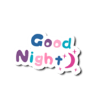 Colorful Text Stickers. 07（個別スタンプ：38）